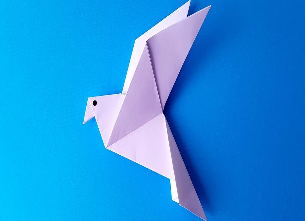 Как сделать поделку голубь мира из бумаги своими руками пошаговая инструкция с фото примерами