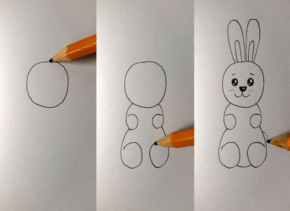 Как нарисовать мишку красиво для детей поэтапно