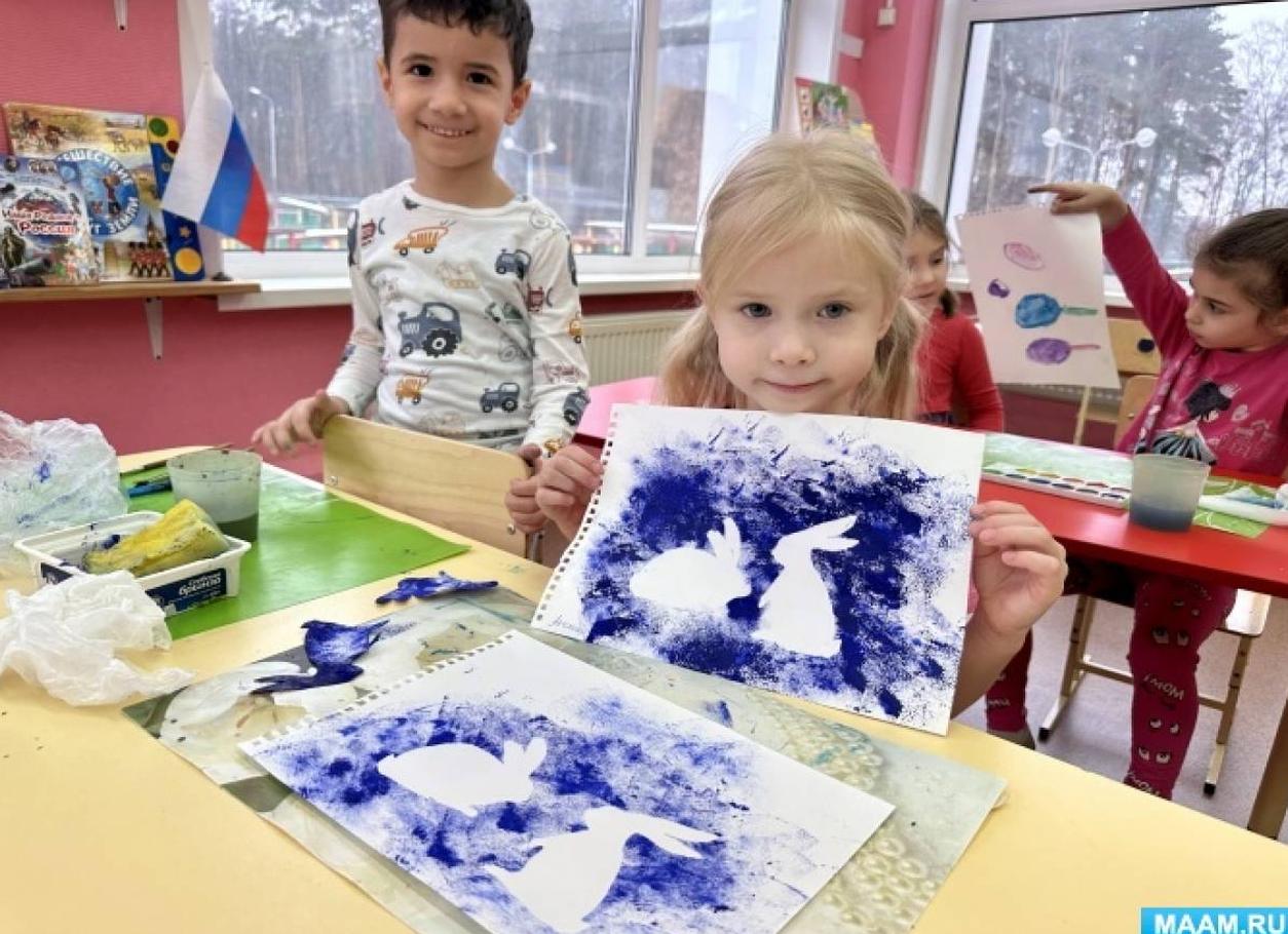 Нетрадиционные техники рисования в детском саду. зимние узоры