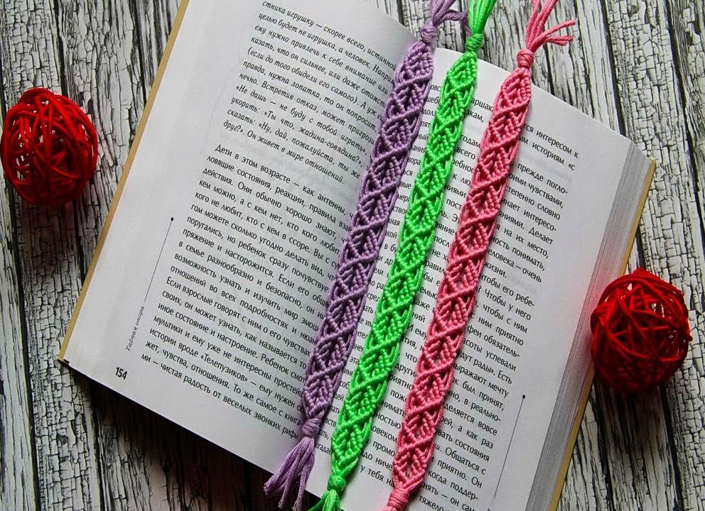 Как сделать закладку для книги, учебника своими руками