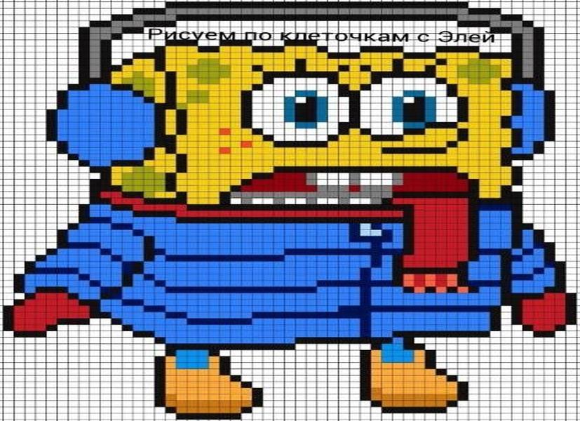 Рисовать по клеточкам скачать