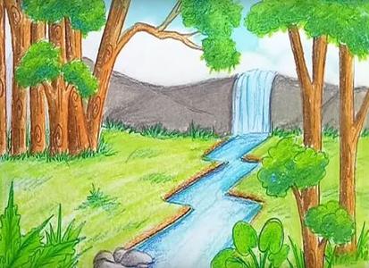 Рисунки природы для срисовки