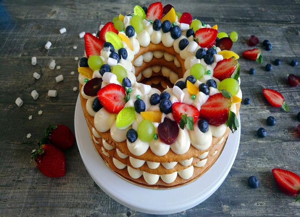 Торт цифра: рецепт с фото
