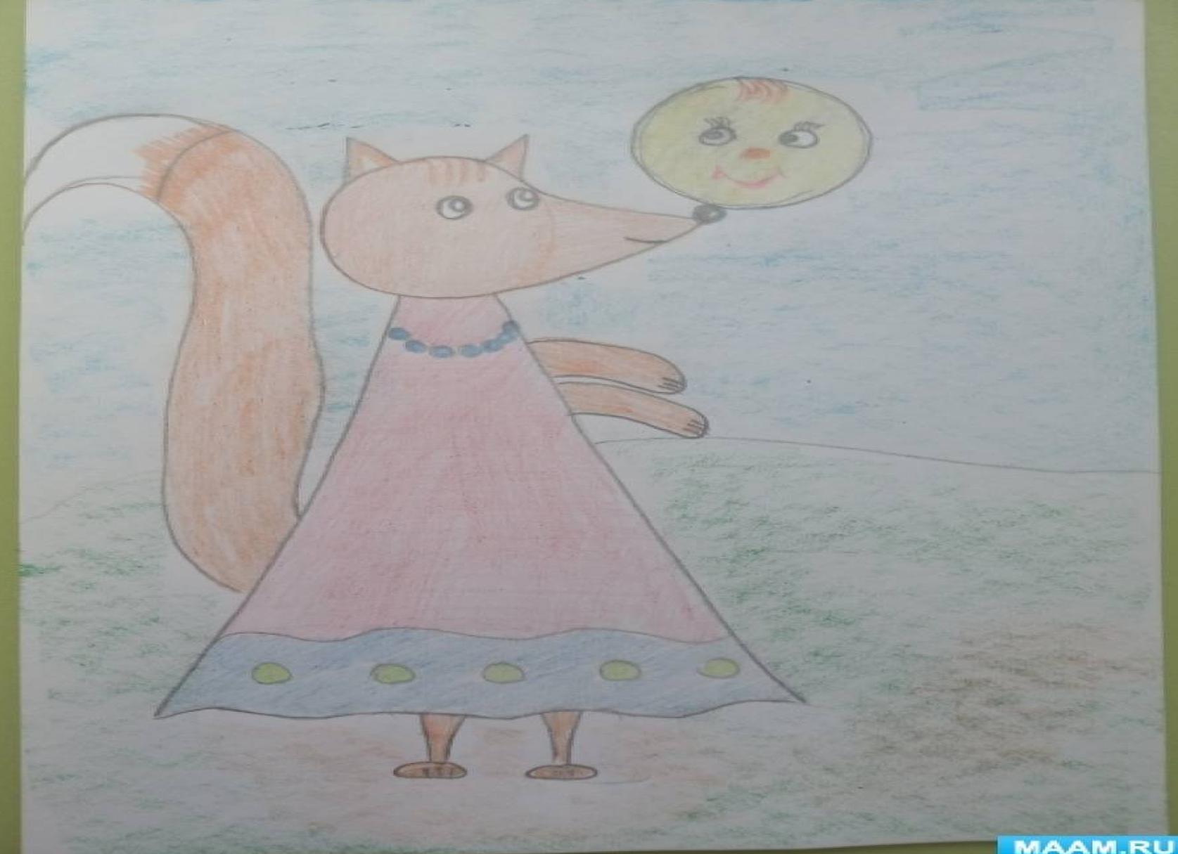 Как нарисовать медведя из сказки колобок. как нарисовать лису и колобка из сказки