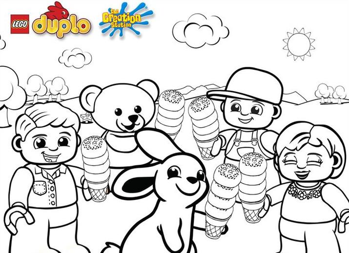 Раскраски лего дупло распечатать бесплатно, lego duplo colouring pages print