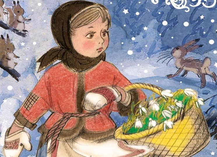 Как нарисовать сказку «двенадцать месяцев»?