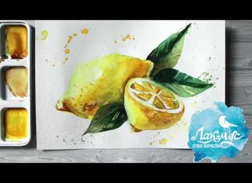Рисуем лимон акварельными карандашами. как нарисовать лимон карандашом поэтапно как нарисовать лимонное дерево поэтапно