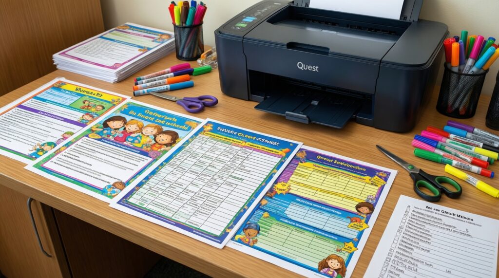 Квест на листе: распечатай и пройди задания по сюжету (для дома и дороги) - иллюстрация