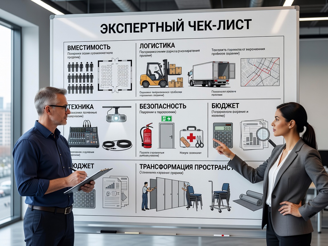 Как выбрать площадку для офлайн-мероприятия: 10 критериев успеха